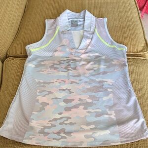 Lucky in Love Undercover Love Women's Pastel Camouflage Tank Top Size XS